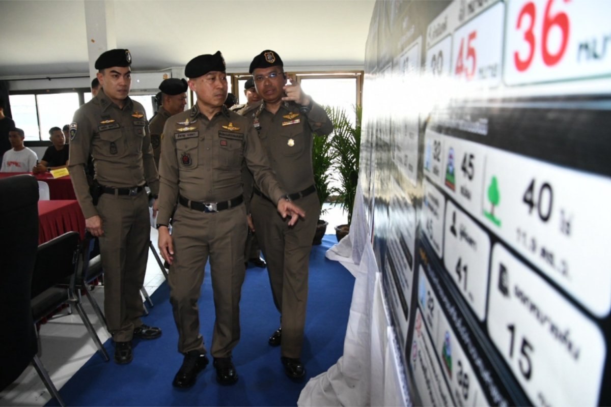 A large operation by Thai authorities on Phuket island resulted in the detention of 22 foreigners.